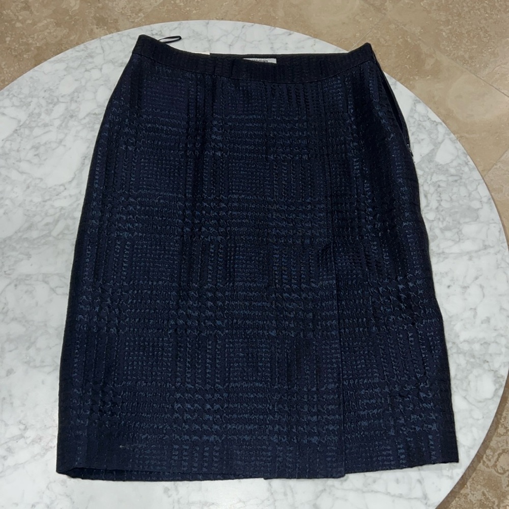 moschino Cheap & Chic. Navy Pencil Skirt.  6